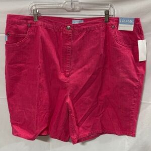 Liz & Me Hot Pink Jean Shorts